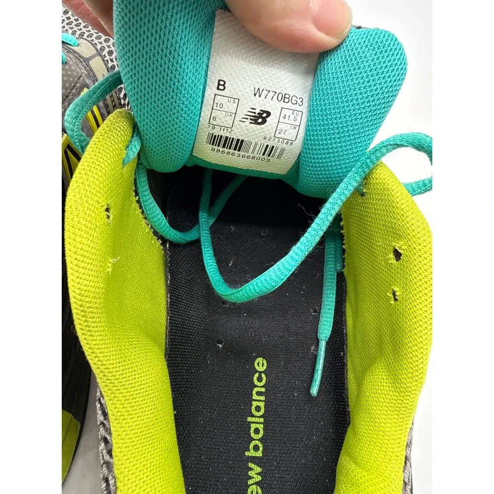 New Balance 770 V3 Running Shoes Womens 10 Grey Green W770BG3 Sneakers